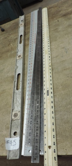 Lot of Rulers and Level