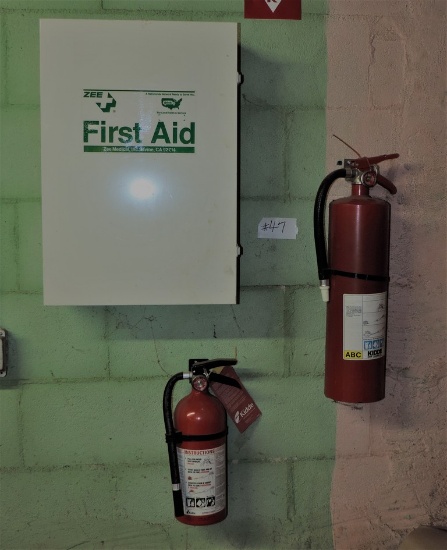 First-Aid Kit and (2) Fire Extinguisher