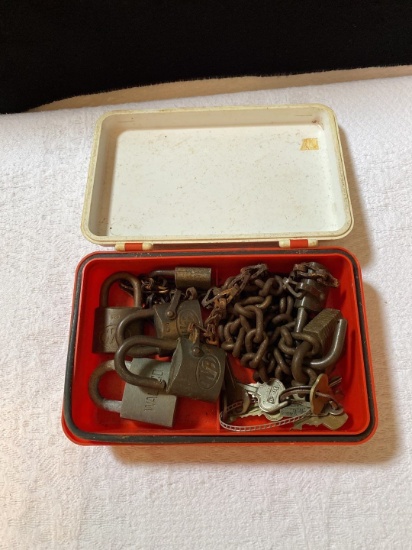 Lot of Vintage Locks