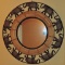 Round Elephant Wall Mirror