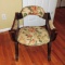 1970's Padded Bottom Captains Chair