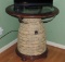 Neat Beehive Table with Glass Top