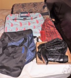 Lot of Luggage and Cowgirl Boots