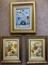 Lot of 3 Small Oil Paintings