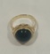 14kt. Gold Black Amethyst Ring