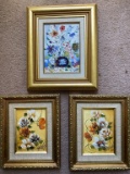 Lot of 3 Small Oil Paintings