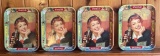 Lot of 4 Vintage Coca-Cola Trays