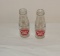 Two Miniature Double Cola Bottles