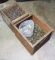 2 Antique Boxes Of Screws & Tacks