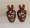 Pair of Cloisonné Vases