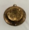 14kt Gold Pocket-Watch Face Charm