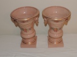 Pair of Porcelain  Urns