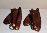 Pair of Copper Wall Pockets