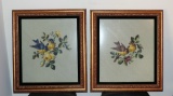 Pair of Needle-Point Florals