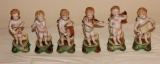 Porcelain Musical Cherubs