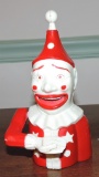 Vintage Plastic Clown Bank