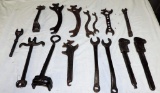 Lot of Antique Wrenches and More