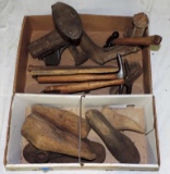 Lot of Antique Shoe Cobblers Items