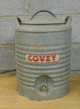 Vintage 5-Gallon Galvanized Water Cooler