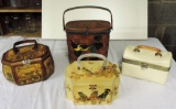 Lot of 3 Vintage Box Purses