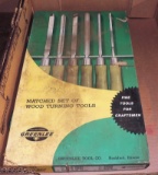 Greenlee Matched Set of Wood Turning Tools