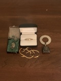 Lot of Gold and Sterling Jewelry