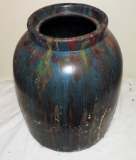 Painted Stoneware Jar