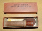 Glynn Scobey Duck Call In Box