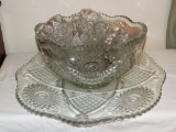 Punch Bowl Set with Platter