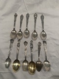 Sterling-Silver Souvenir Spoon Lot