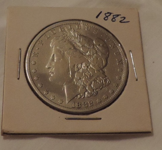 1882 Morgan Silver Dollar