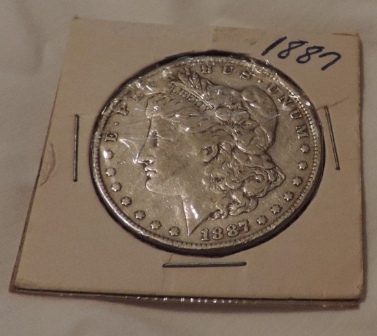 1887 Morgan Silver Dollar