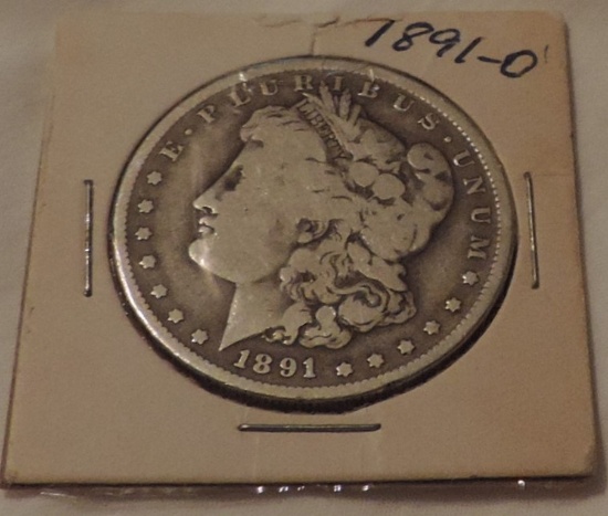 1891-O Morgan Silver Dollar