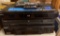 Sony VHS Player, Sony Blue-Ray Disc Player, Toshiba DVD Player