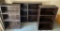 4 Black/Brown Shelves