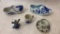 Lot of Blue and White Ceramic Pieces