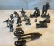 Lot of Metal Army and Other Figurines