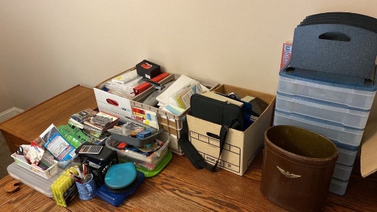 Large Lot of Office Supplies & CD’s