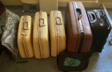 Eight Pieces of Assorted Luggage