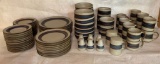 LARGE Set of Hand-Crafted Otagiri Original Stoneware “Horizon” Pattern