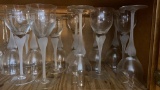 Set of 16 Gorgeous Tulip-Shaped Wine Glasses