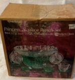 New in Box Princess 26-Piece Punch Bowl Set