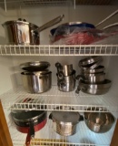 Large Lot of Assorted Pots and Pans