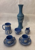 Blue Wedgewood Tea Set