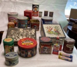 Lot of Vintage Tins