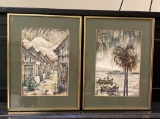 (2) Framed Pieces of Art