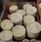 80+ Pcs 3 Different Named White Restaurant China Ice Cream Bowls