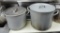 2 Aluminum Pots With Lids