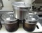 Lot Of 3 Stainless Steel Double Boilers & Pot