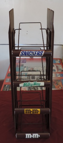 Vintage Metal & Plastic Snickers Rack